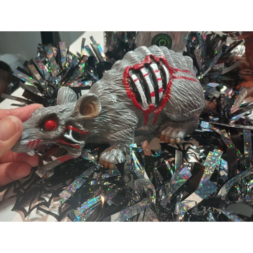 NWT Ashland Halloween Decor Lot Zombie Sphynx Cat Rat Cockroach Skeleton Prop